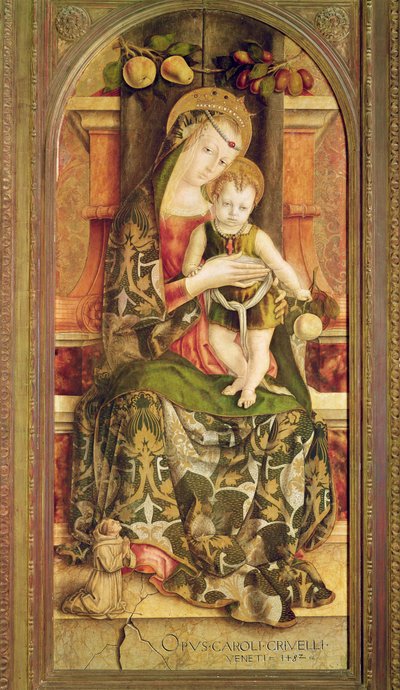 Virgin and Child, 1482 by Carlo Crivelli